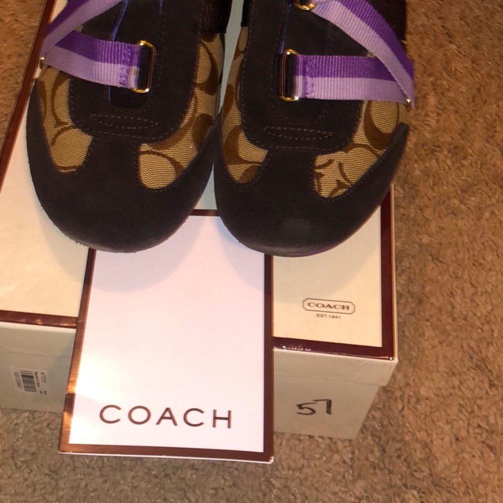 Coach tennis shoes